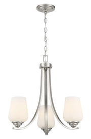 Minka-Lavery 4923-84 Shyloh Three Light Chandelier, Brushed Nickel Main Image.jpg