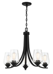Minka-Lavery 4925-66A Shyloh Five Light Chandelier, Coal Main Image.jpg