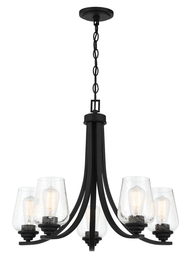 Minka-Lavery 4925-66A Shyloh Five Light Chandelier, Coal Main Image.jpg