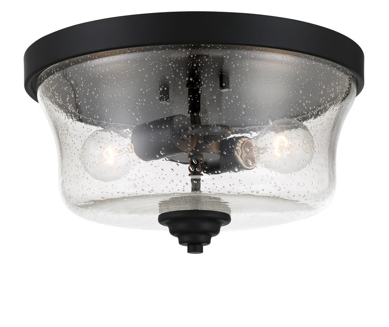 Minka-Lavery 4927-66A Shyloh Two Light Flush Mount, Coal Main Image.jpg