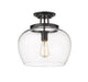 Z-Lite 473SF13-MB Joliet One Light Semi Flush Mount, Matte Black Main Image.jpg