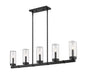 Z-Lite 589-5L-BK Marlow Five Light Outdoor Linear, Matte Black Main Image.jpg