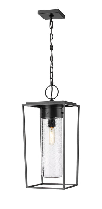 Z-Lite 594CHB-BK Sheridan One Light Outdoor Chain Mount Ceiling Fixture, Black Main Image.jpg