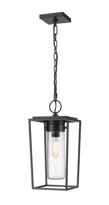 Z-Lite 594CHM-BK Sheridan One Light Outdoor Chain Mount Ceiling Fixture, Black Main Image.jpg