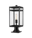 Z-Lite 596PHMR-533PM-BK Nuri One Light Outdoor Pier Mount, Black Main Image.jpg