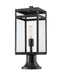 Z-Lite 596PHMR-553PM-BK Nuri One Light Outdoor Pier Mount, Black Main Image.jpg