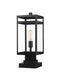 Z-Lite 596PHMS-SQPM-BK Nuri One Light Outdoor Pier Mount, Black Main Image.jpg