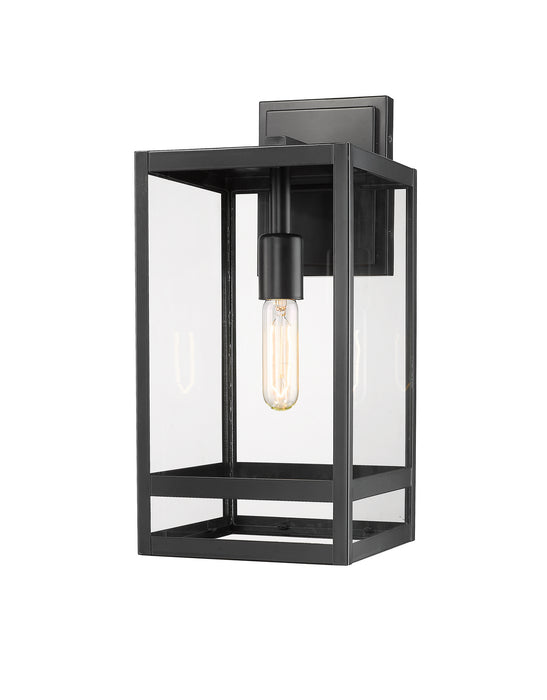 Z-Lite 596M-BK Nuri One Light Outdoor Wall Sconce, Black Main Image.jpg