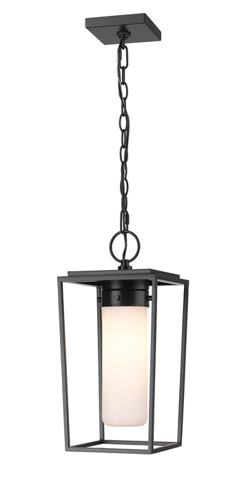 Z-Lite 595CHM-BK Sheridan One Light Outdoor Chain Mount Ceiling Fixture, Black Main Image.jpg