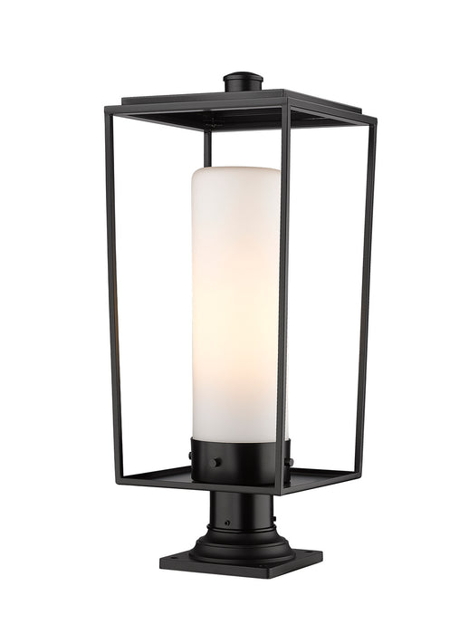 Z-Lite 595PHBR-533PM-BK Sheridan One Light Outdoor Pier Mount, Black Main Image.jpg