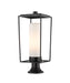 Z-Lite 595PHBR-553PM-BK Sheridan One Light Outdoor Pier Mount, Black Main Image.jpg