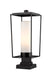 Z-Lite 595PHBS-SQPM-BK Sheridan One Light Outdoor Pier Mount, Black Main Image.jpg