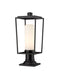 Z-Lite 595PHMR-533PM-BK Sheridan One Light Outdoor Pier Mount, Black Main Image.jpg