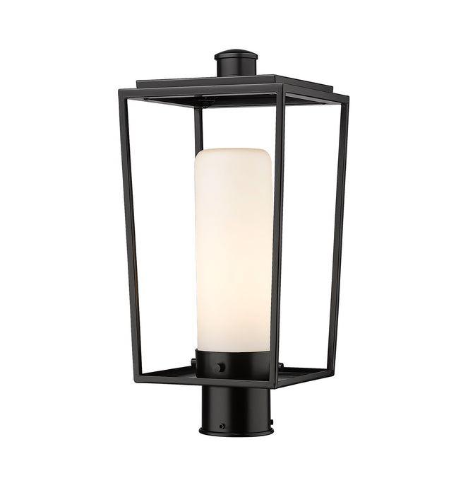 Z-Lite 595PHMR-BK Sheridan One Light Outdoor Post Mount, Black Main Image.jpg