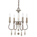 Capital Lighting 9A193A Four Light Chandelier, French Antique