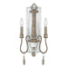 Capital Lighting 9A198A Two Light Wall Sconce, French Antique