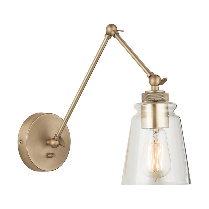 Capital Lighting 9D344A One Light Wall Sconce, Aged Brass