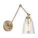 Capital Lighting 9D344A One Light Wall Sconce, Aged Brass