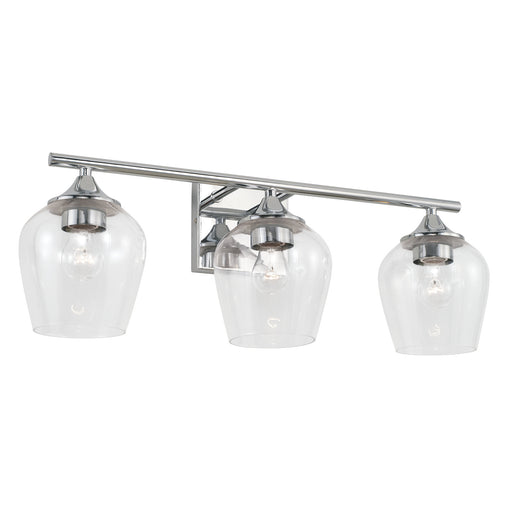 Capital Lighting AA1009CH Three Light Vanity, Chrome