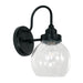 Capital Lighting AA1014MB One Light Wall Sconce, Matte Black