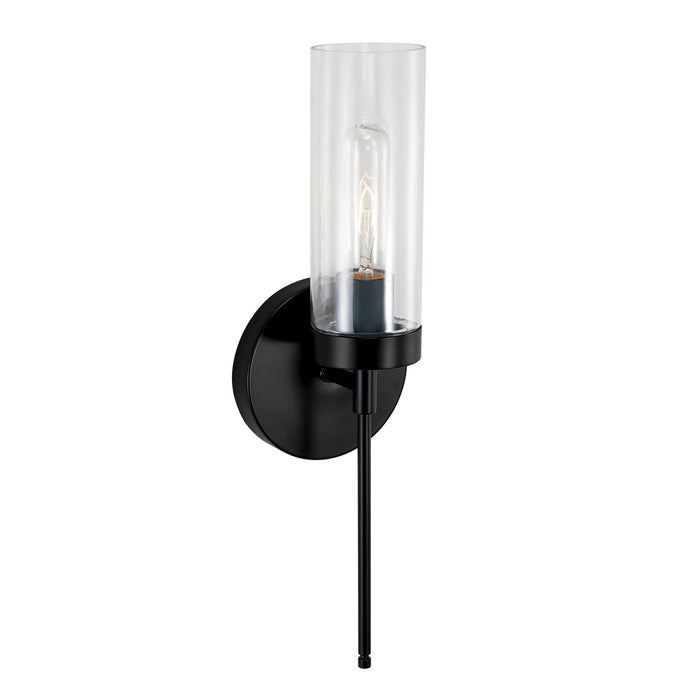 Capital Lighting AA1016MB One Light Wall Sconce, Matte Black