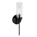 Capital Lighting AA1016MB One Light Wall Sconce, Matte Black