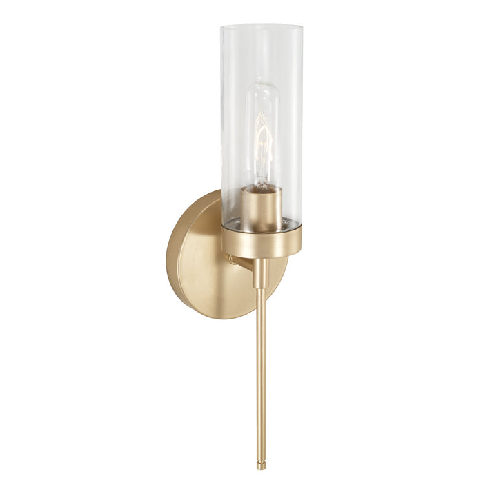 Capital Lighting AA1016SF One Light Wall Sconce, Soft Gold