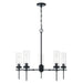 Capital Lighting AA1017MB Five Light Chandelier, Matte Black
