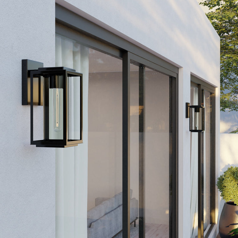 Capital Lighting AA1018MB One Light Outdoor Wall Lantern, Matte Black (6)