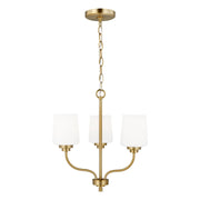 Generation Lighting 3102803-848 Windom Three Light Chandelier, Satin Brass Main Image.jpg