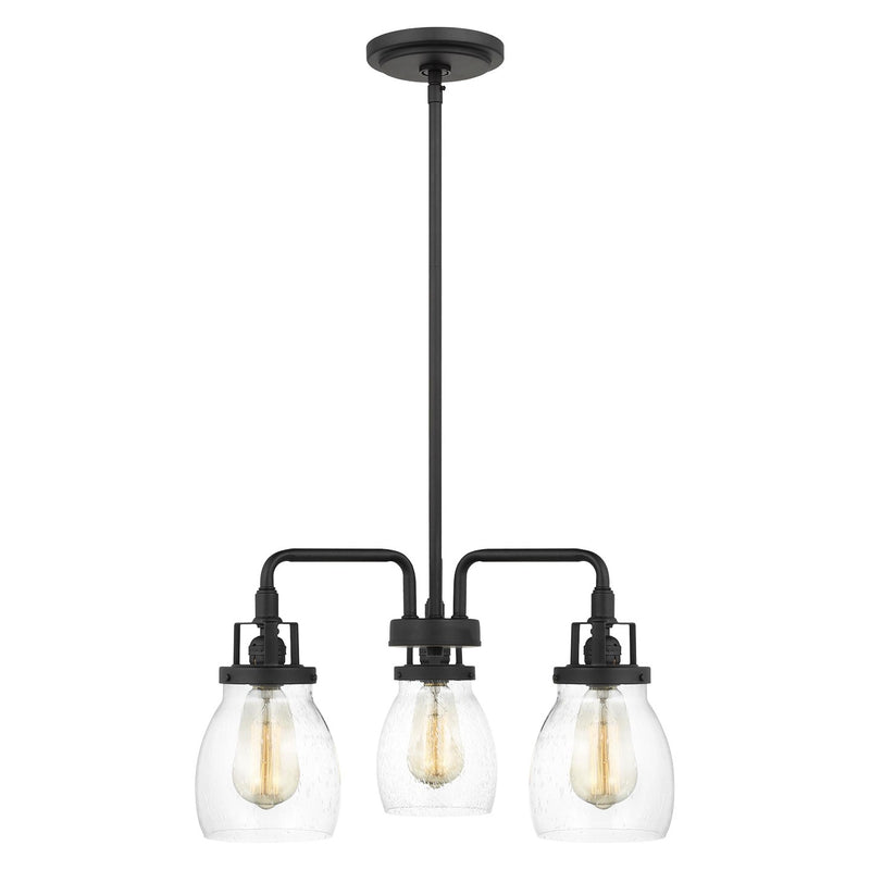 Generation Lighting 3114503-112 Belton Three Light Chandelier, Midnight Black Main Image.jpg