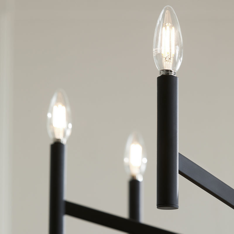 Visual Comfort Studio 3124309-112 Vector Nine Light Chandelier, Midnight Black Alternate Image 3.jpg