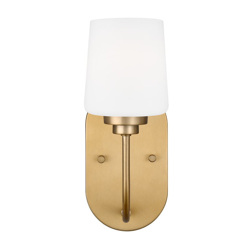 Generation Lighting 4102801EN3-848 Windom One Light Wall / Bath Sconce, Satin Brass Main Image.jpg