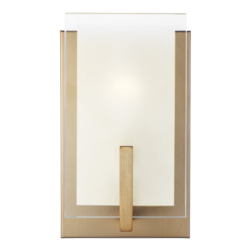 Visual Comfort Studio 4130801-848 Syll One Light Wall / Bath Sconce, Satin Brass Main Image.jpg