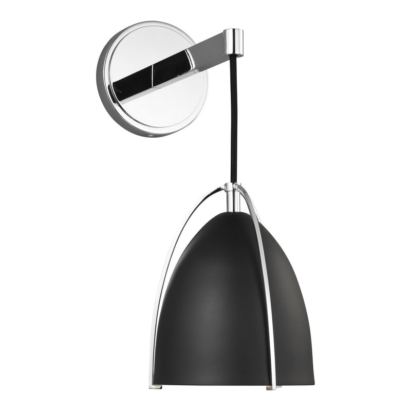Visual Comfort Studio 4151701EN3-05 Norman One Light Wall / Bath Sconce, Chrome Main Image.jpg