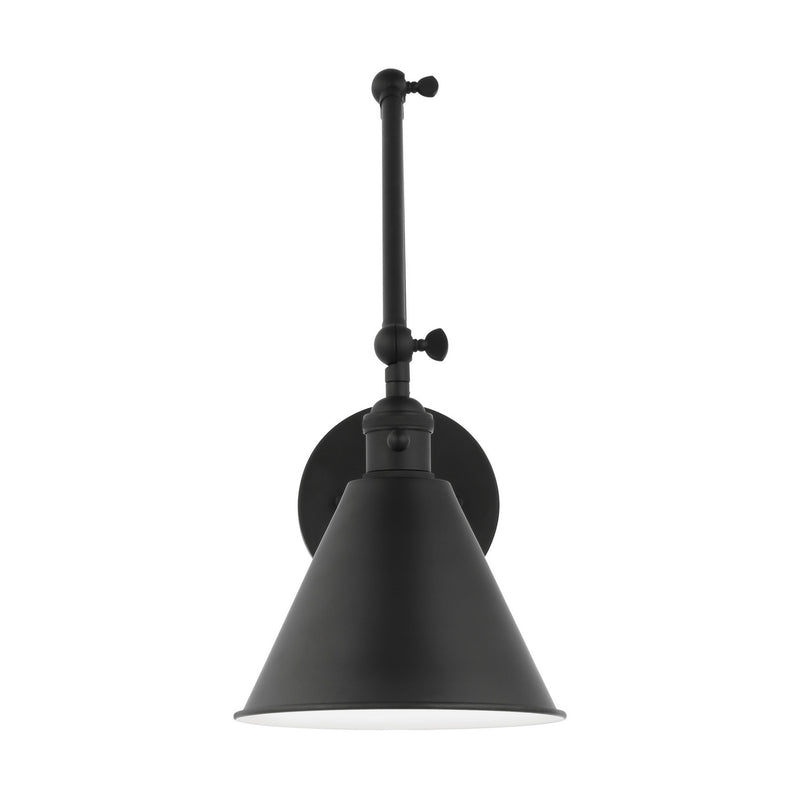 Visual Comfort Studio 4298101-112 Salem One Light Wall Sconce, Midnight Black Main Image.jpg