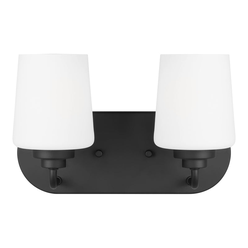 Generation Lighting 4402802-112 Windom Two Light Wall / Bath, Midnight Black Main Image.jpg