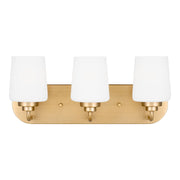 Generation Lighting 4402803-848 Windom Three Light Wall / Bath, Satin Brass Main Image.jpg