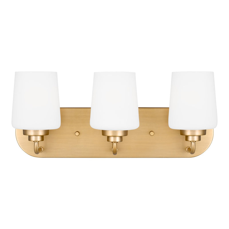 Generation Lighting 4402803EN3-848 Windom Three Light Wall / Bath, Satin Brass Main Image.jpg