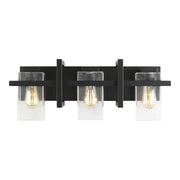 Generation Lighting 4441503-112 Mitte Three Light Wall / Bath, Midnight Black Main Image.jpg