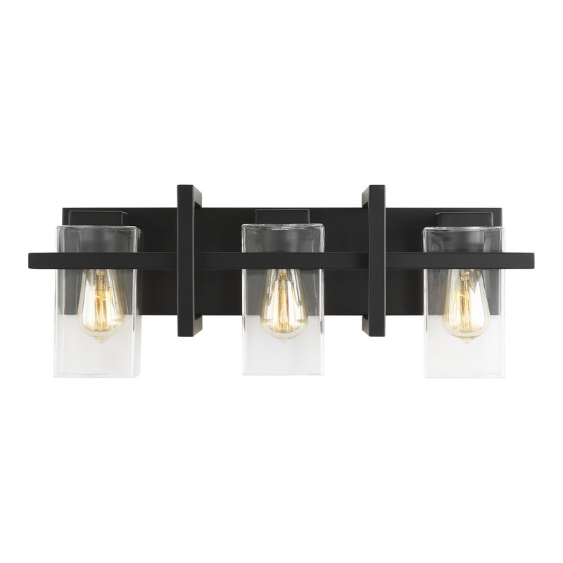 Generation Lighting 4441503-112 Mitte Three Light Wall / Bath, Midnight Black Main Image.jpg