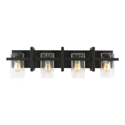 Generation Lighting 4441504-112 Mitte Four Light Wall / Bath, Midnight Black Main Image.jpg