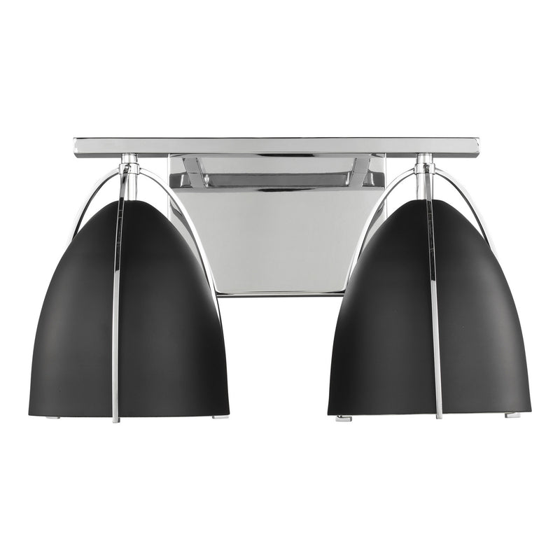 Visual Comfort Studio 4451702-05 Norman Two Light Wall / Bath, Chrome Main Image.jpg