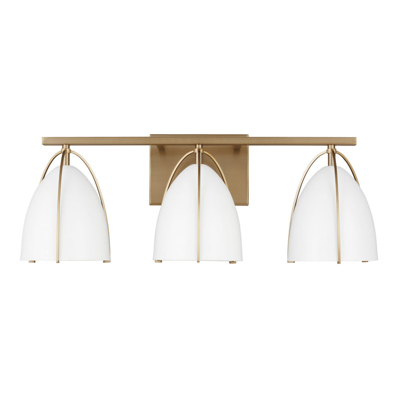Visual Comfort Studio 4451803EN3-848 Norman Three Light Wall / Bath, Satin Brass Main Image.jpg
