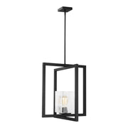 Generation Lighting 5141501-112 Mitte One Light Pendant, Midnight Black Main Image.jpg