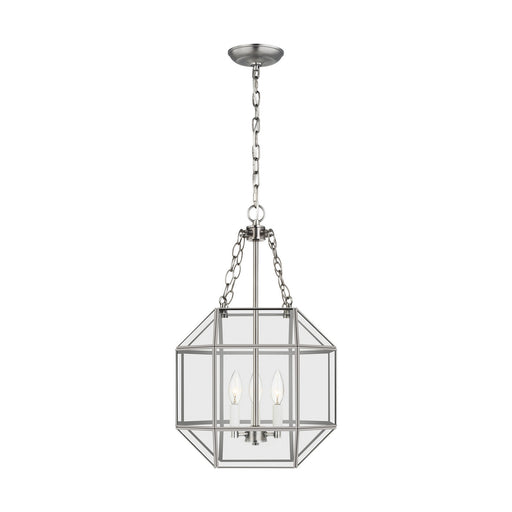 Visual Comfort Studio 5179403-965 Morrison Three Light Lantern, Antique Brushed Nickel Main Image.jpg