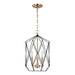 Visual Comfort Studio 5234103-848 Zarra Three Light Lantern, Satin Brass Main Image.jpg