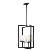 Generation Lighting 5241504-112 Mitte Four Light Hall / Foyer, Midnight Black Main Image.jpg