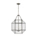 Visual Comfort Studio 5279403EN-965 Morrison Three Light Lantern, Antique Brushed Nickel Main Image.jpg