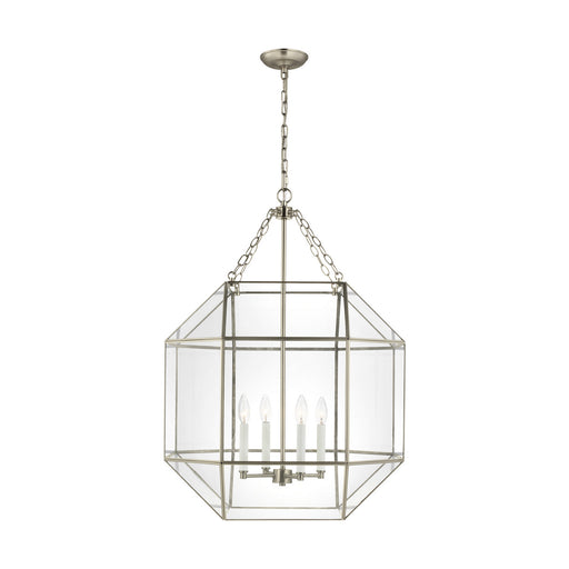 Visual Comfort Studio 5279404EN-965 Morrison Four Light Lantern, Antique Brushed Nickel Main Image.jpg